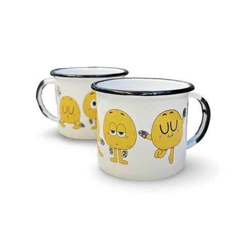 Caneca Esmaltada - Afonso Pão de Queijo