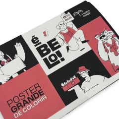 Poster Grande de colorir é belo! - Made in Beagá