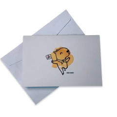 Cartão Ilustrado - Capivara Bandeira de Minas