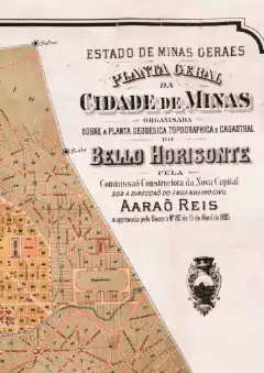 Mapa Antigo Belo Horizonte em tecido - comprar online