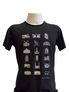 Camiseta Ícones - Preta