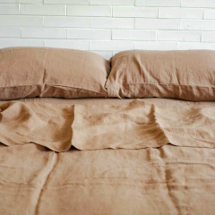 Jogo de Cama Comfort Iced Coffee 100% Linho Europeu na internet