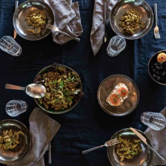 Kit com 2 Jogos Americanos 100% Linho Europeu - loja online