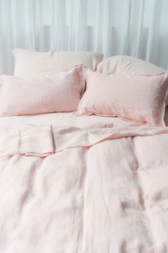 Jogo de Cama 100% Linho Europeu Comfort - Rose - comprar online