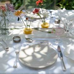 Kit com 2 Jogos Americanos 100% Linho Europeu