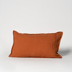 Capa de Almofada Camel 100% Linho Europeu