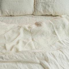 Jogo de Cama Duvet Vanilla 100% Linho Europeu - comprar online