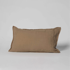 Capa de Almofada Iced Coffee 100% Linho Europeu - comprar online