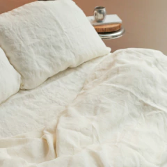 Par de Fronha Vanilla 100% Linho Europeu - HOUSE OF LINHO