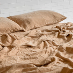 Par de Fronha Iced Coffee 100% Linho Europeu