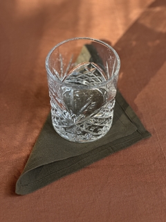 Guardanapo Cocktail Olive 100% Linho Europeu - comprar online