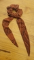 SCRUNCHIE LENÇO FOLHAS COBRE