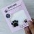 NOTAS ADHESIVAS TRANSPARENTES HUELLITA