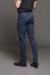 Pantalon borg slim fit - azul en internet