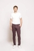 Pantalon borg slim fit - bordo