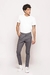 Pantalon borg slim fit - gris topo