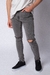 Pantalón jean floyd scratched - gris - comprar online