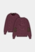 Sweater gael con pitucones - bordo
