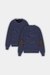 Sweater gael con pitucones - azul
