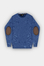 Sweater gael con pitucones - azul francia - tienda online