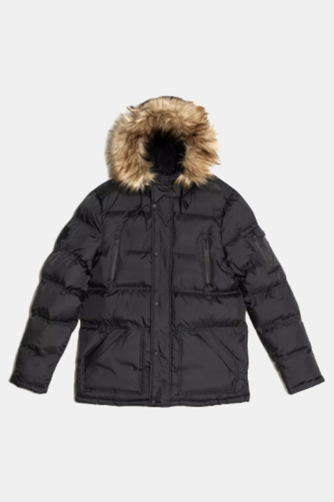 Campera puffer caskade - negro