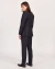 Pantalón corte regular negro - comprar online