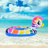 Inflable cebra multicolor