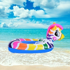 Inflable cebra multicolor