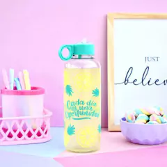 Botella joy estampada de 750 ML.