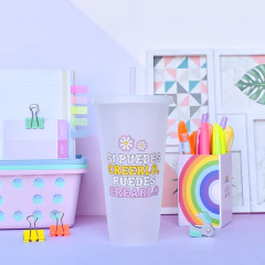 Vaso Party Con Sorbete 750 ML. - comprar online