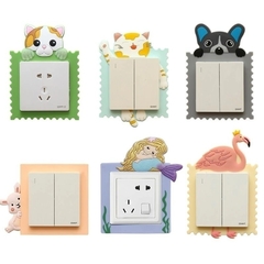 Funda protectora para enchufe de pared