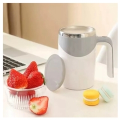TAZA TÉRMICA BATIDORA AUTOMÁTICA MAGNÉTICA CAFÉ