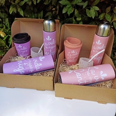 BOX REGALO: CAFÉ + MATE + TERMO + INDIVIDUAL - comprar online
