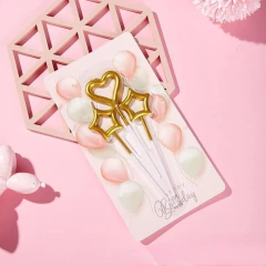 Set X3 Velas de Corazón y Estrellas - comprar online