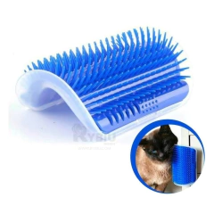 CEPILLO RASCA GATO CON HIERVA