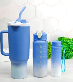 Vaso + 2 botellas - comprar online