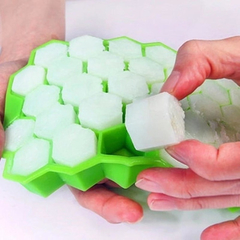 Cubetera panel hexagonal con tapa