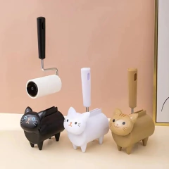 Quita Pelusa + Soporte "Gatito"