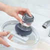 Esponja de acero con dispenser recargable