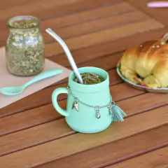 Mate vaciado con cadena en internet