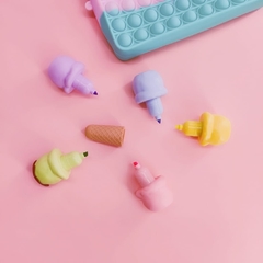 RESALTADORES EN FORMA DE HELADO