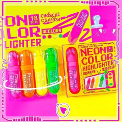 Set x 4 Mini Resaltadores Neón "CHOSCH" en internet