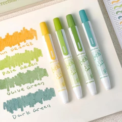 Set x 4 Resaltadores Retractiles "CHOSCH"