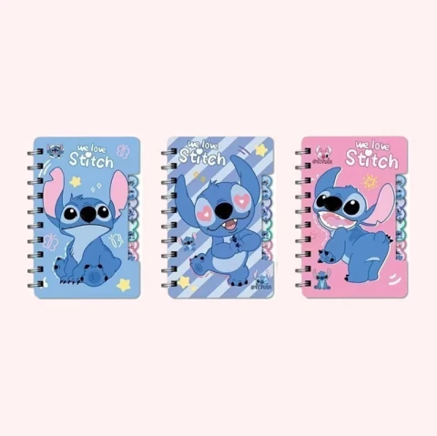 Mini Libreta Anillada "Stitch"