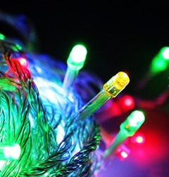 GUIRNALDA 100 LUCES LED CON ENCHUFE