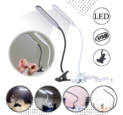 LÁMPARA LED FLEXIBLE CON AGARRE