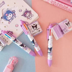 Birome Multicolor + Cuadernito "Kuromi"