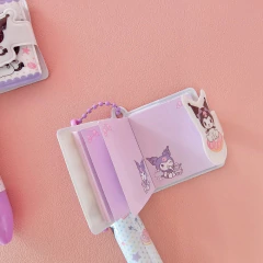 Birome Multicolor + Cuadernito "Kuromi" en internet