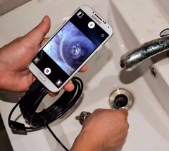 CÁMARA ENDOSCÓPÍCA/BAROSCOPIO DE 2 M. CON USB PARA CELULARES - comprar online