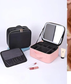 Portacosmético Maletín con Espejo